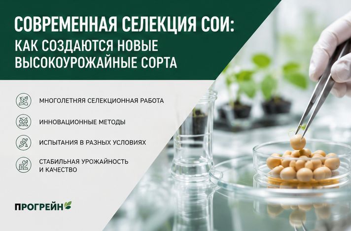 Современная селекция сои